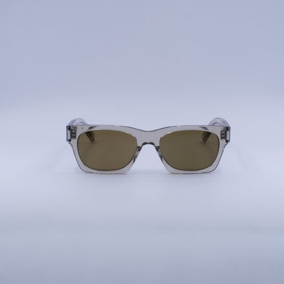 🕶️ New Saint Laurent SL402 018 Sunglasses - Beige Frame, Brown Lenses - Picture 3 of 11